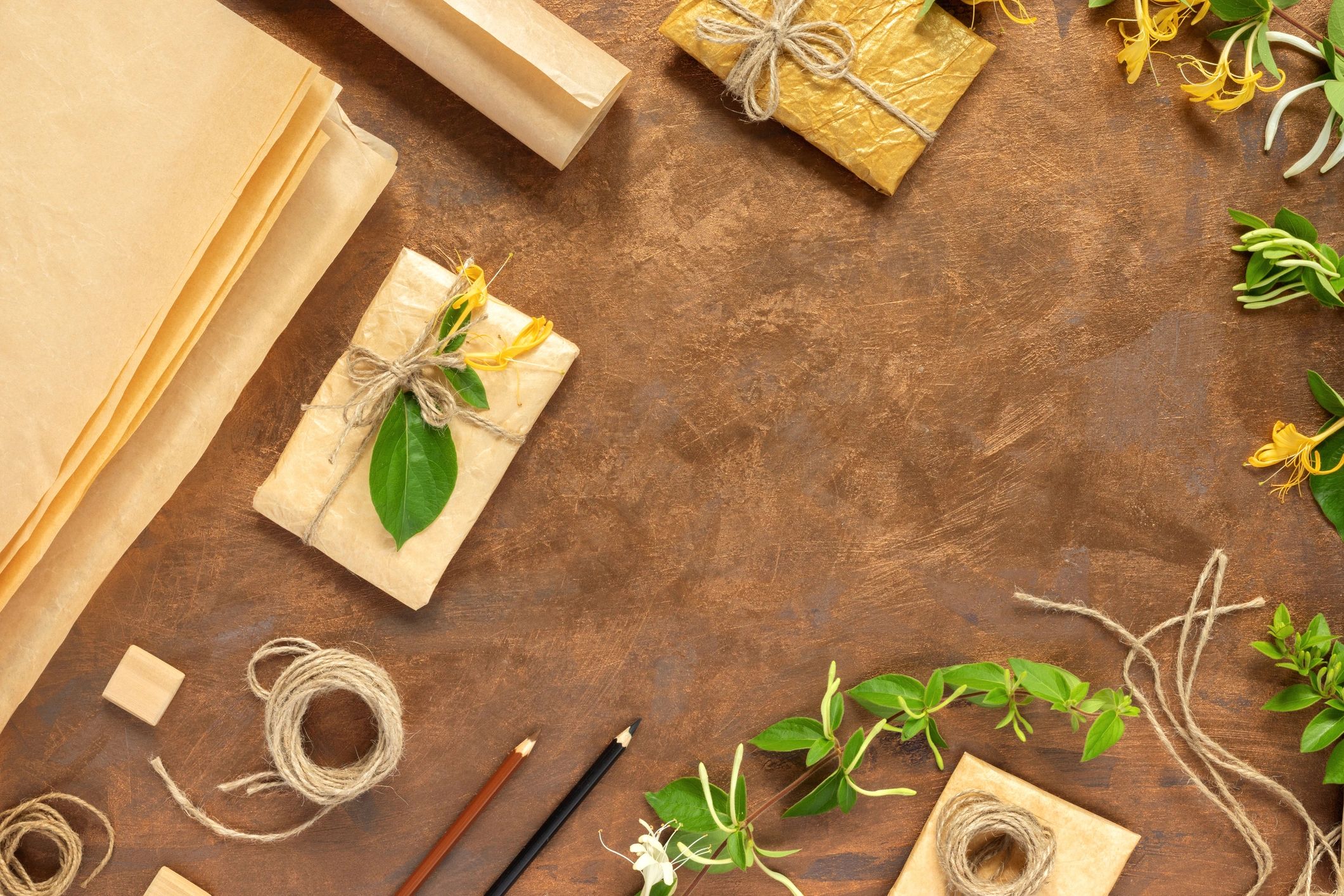 Premium gift packaging styled for handmade craft presentation