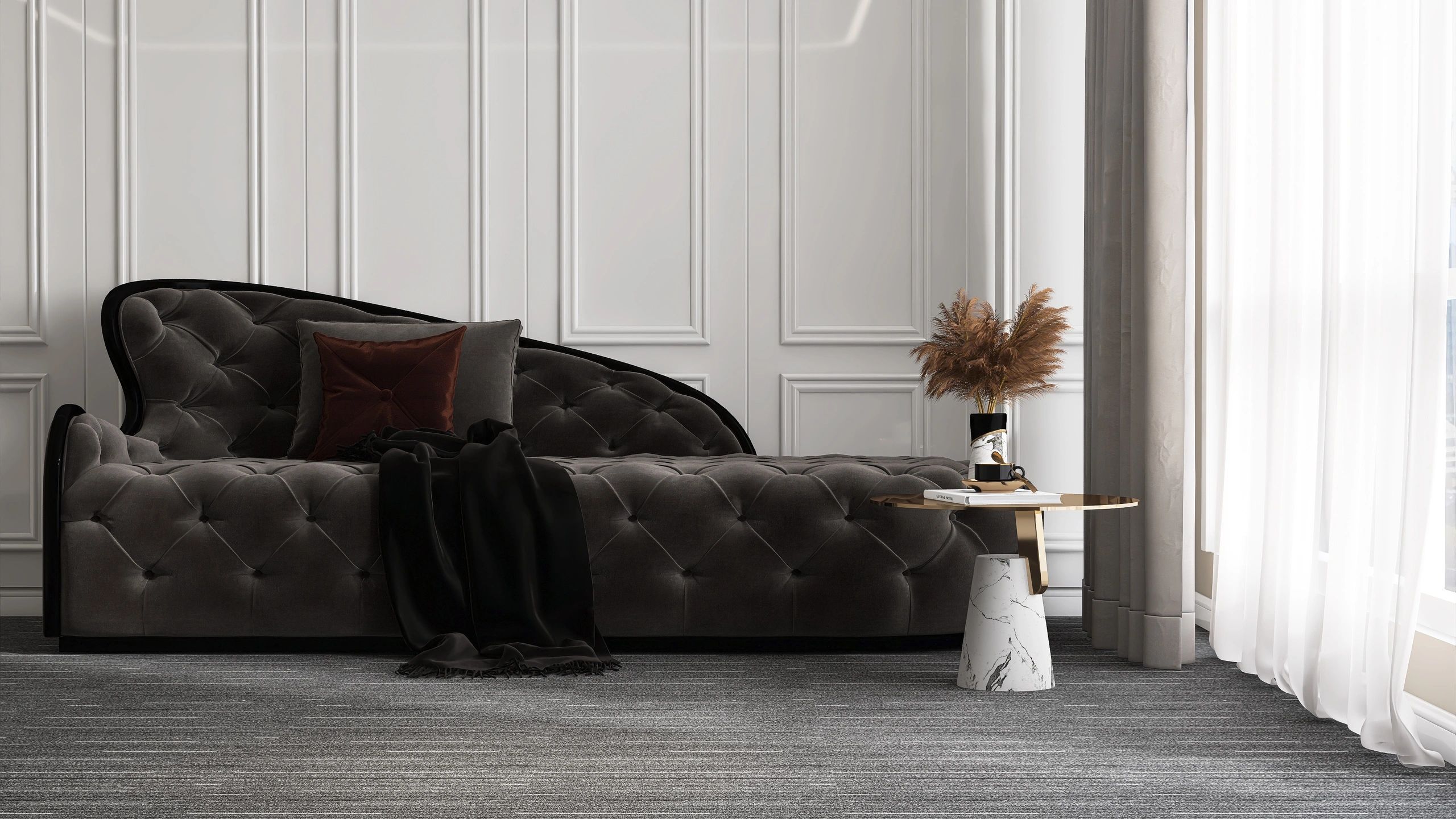 Luxury interior scene reflecting premium handmade decor aesthetic